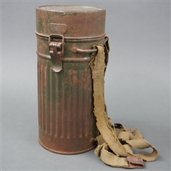 Original German WWII M38 Gasmask Canister