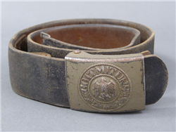 Original German WWII Heer (Army) Combat Worn Belt & Buckle