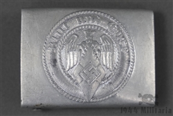 Original Third Reich Hitler Jugend Aluminum Belt Buckle RZM M4/38 Richard Sieper & SÃ¶hne