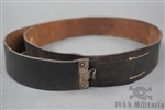 Original Third Hitler Jugend Black Leather Belt