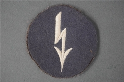 Original German WWII Luftwaffe Signals Blitz Patch