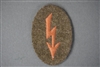 Original German WWII Tropical Heer KraftschÃ¼tzen Infantry Signal Blitz Patch