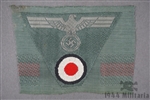 Original German WWII Heer Cap Eagle And Cockade Trapezoid