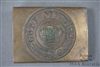 Original Imperial German WWI Early Brass Belt Buckle