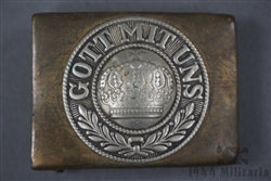 Original Imperial German WWI Early Brass Belt Buckle