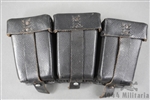 Original German WWII k98 Leather Ammo Pouch Marked With RbNr