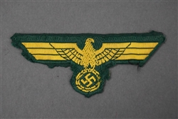 Original German WWII Kriegsmarine Coastal Artillery EM/NCO Removed Cap Eagle