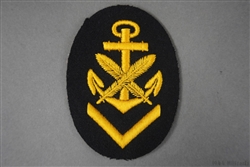 Unissued Original German WWII Kriegsmarine Senior Clerical NCOâ€™s Career Sleeve Insignia
