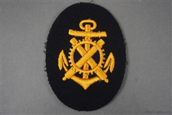 Unissued Original German WWII Kriegsmarine Artillery Mechanic NCOâ€™s Career Sleeve Insignia