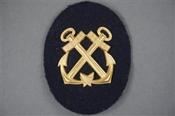 Unissued Original German WWII Helmsman NCOâ€™s Career Sleeve Insignia
