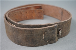 Original German WWII Leather Combat Belt Size 100 cm