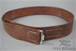 Unissued Original German WWII Brown Leather Combat Belt Size 100cm And Dated 1938