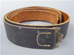 Original German WWII Leather Combat Waist Belt