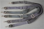 Unissued Original German WWII Luftwaffe Breadbag Straps With Black Leather