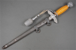 Original German WWII Luftwaffe 2nd Model Dagger Unmarked With Portepee