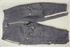 Original German WWII Luftwaffe Blue Fleece Lined Trousers
