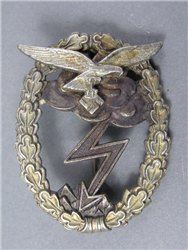 Original German WWII Luftwaffe Ground Assault Badge (Erdkampfabzeichen der Luftwaffe)