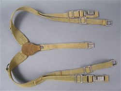 Original German WWII Early War Tropical Web Combat Y-Straps