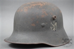 Original German WWII M18 Single Decal Heer Late War Helmet