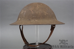 Original US WWI M1917 Doughboy Helmet With Liner & Chinstrap Marked K