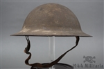 Original US WWI M1917 Doughboy Helmet With Liner & Chinstrap Marked VJ 155