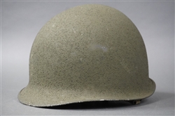 Original US WWII M1 Front Seam Helmet With Original Liner