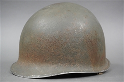 Original US WWII M1 Front Seam Helmet With Original Liner