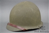 Unissued Original US WWII M1 Front Seam Fixed Bale Helmet With CAPAC Liner