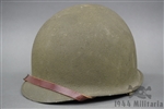 Unissued Original US WWII M1 Front Seam Fixed Bale Helmet With CAPAC Liner