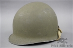 Unissued Original US WWII M1 Fixed Bale Helmet Shell With Chinstrap (No Liner)