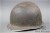 Original US WWII M1 Fixed Bale Helmet Shell With Westinghouse Liner