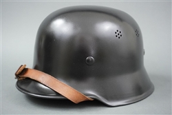 Original/Refurbished German WWII M34 Fire/Police Helmet size 64 Made By Quist