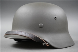 Original German WWII Refurbished M35 Helmet Size 66 Shell