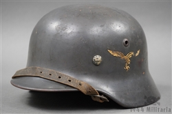 Original Luftwaffe M35 Double Decal Helmet