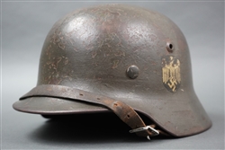 Original German WWII Heer Reissued M35 Helmet