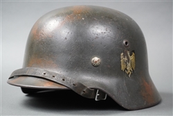 Original Heer M35 Camouflaged Reissued Helmet