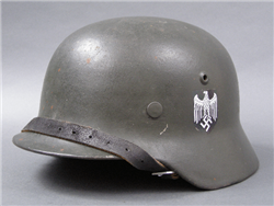 Original Refurbished M35 Heer Helmet