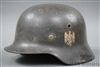 Original German WWII Single Decal M40 Heer (Army) Helmet