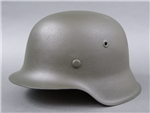 Original German WWII Refurbished M42 Helmet Size 66 Shell