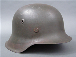 Original German WWII Heer/Waffen SS No Decal M42 ckl62 Helmet