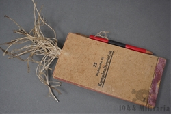 Original German WWII Kampfstoffverletzte Booklet Of Medic's Tags With Original Pencil