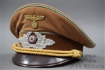 Original German WWII NSDAP Ortsgruppe Local Group Level Political Leader's Visor Cap