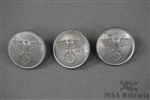 Original Third Reich Political Leaders Greatcoat Buttons Set Of 3