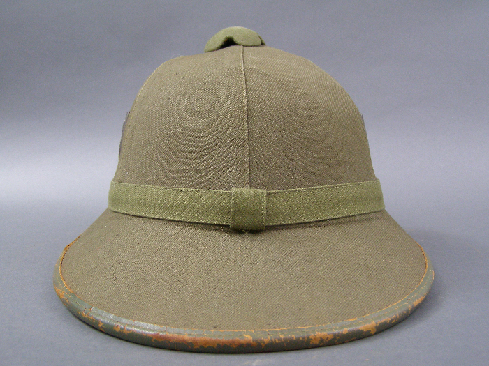 Original German WWII First Pattern Afrika Korps Tropical Pith Helmet