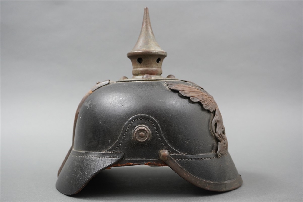 Original German WWI Pickelhaube Spiked Helmet