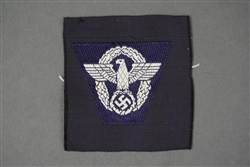 Unissued Original German WWII NCO Police Overseas Cap Insignia