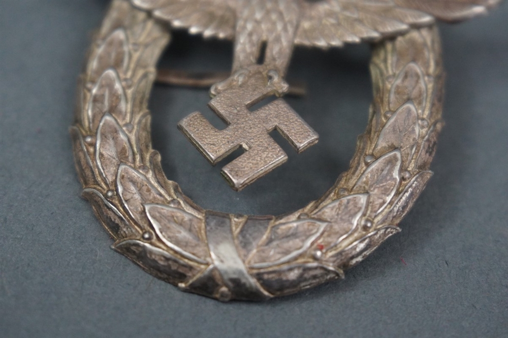 Original German WWII 1st Pattern Police Cap Badge