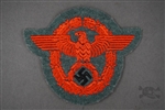 Original German WWII Police Sleeve Eagle