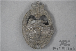 Original German WWII Bronze Panzer Assault Badge