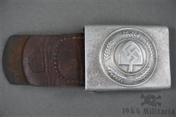 Original Third Reich Reichsarbeitsdienst Belt Buckle By Hermann Aurich